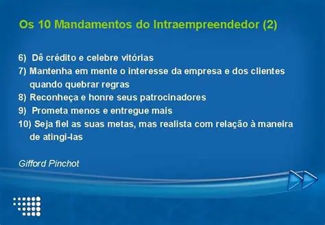 10 Atitudes do Intraempreendedor
