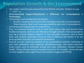 A Brief History of Population Growth and Environmental Challenges