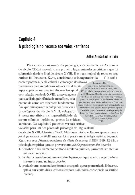 A busca por superar os vetos kantianos