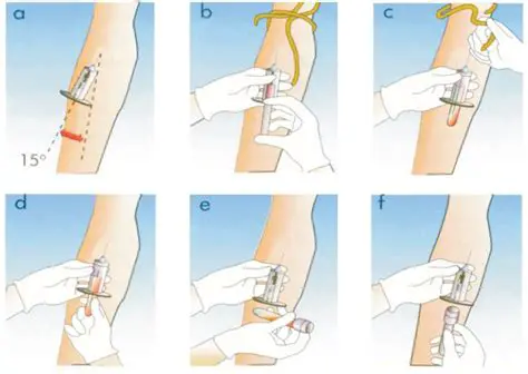 A Coleta de Sangue da Veia Femoral