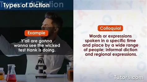 A Combination of Formal and Informal Diction