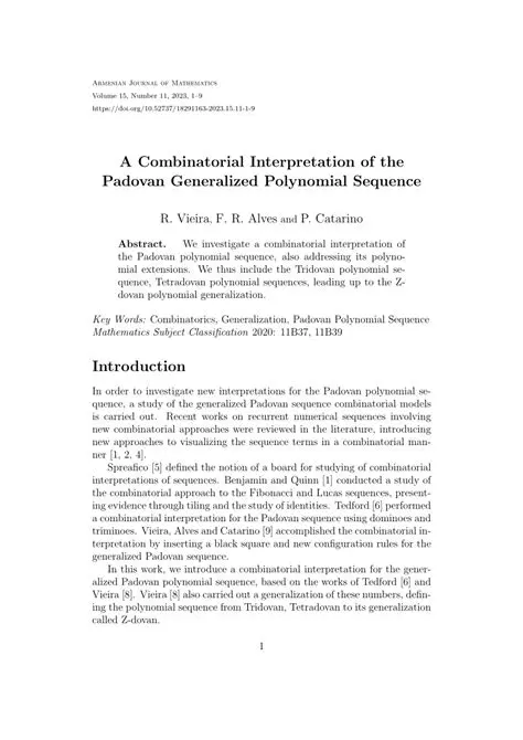 A Combinatorial Interpretation