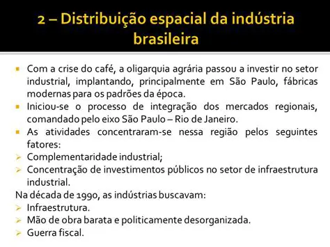 A Complementaridade Industrial