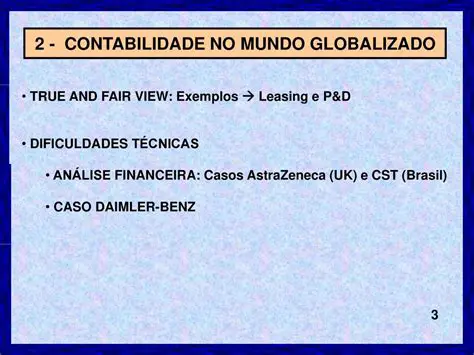 A Contabilidade em um Mercado Globalizado