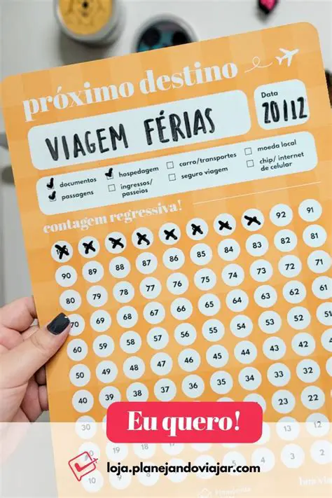 A Contagem de Lugares de Viagens Preferidos