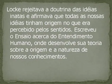 A Doutrina das Ideias Inatas