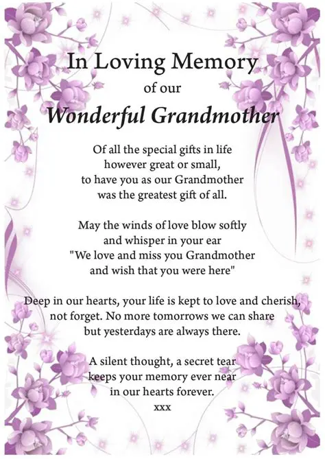 A Letter to My Beloved Grandmother