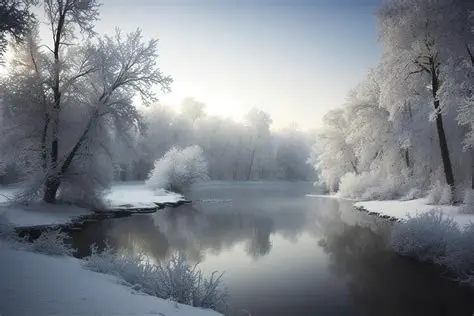 A Peaceful Winter Landscape