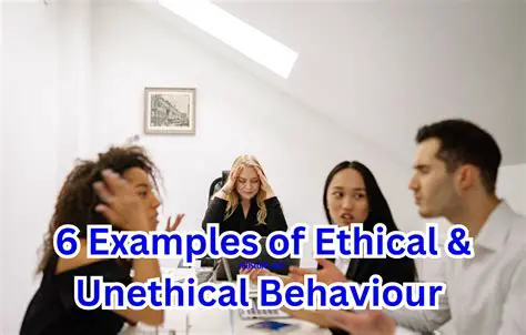 A Person Displaying Unethical Behavior