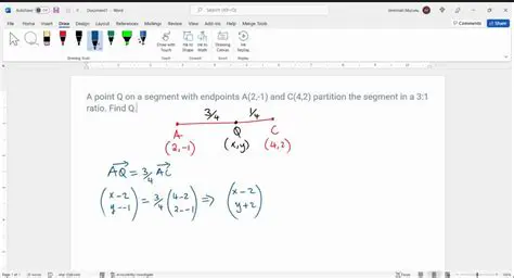 A Point Q on a Segment with Endpoints A and C