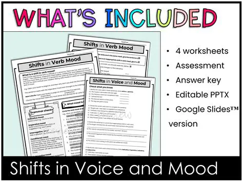 A Situation Requiring Shifts in Verb Mood and Voice