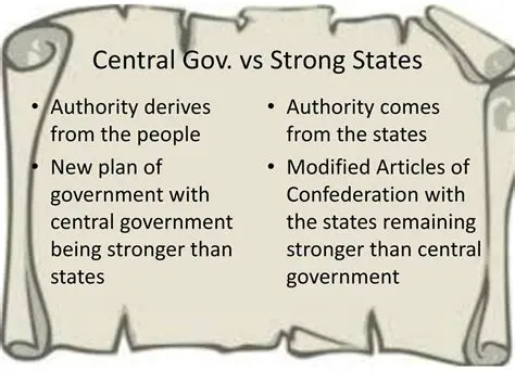A Strong Central Government Was Avoided Because It Threatened Individual Liberties