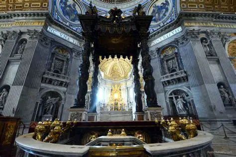 A Tomb Monument in the Vatican Basilica