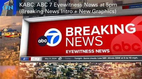 ABC Eyewitness News Los Angeles: Breaking News and Live Updates