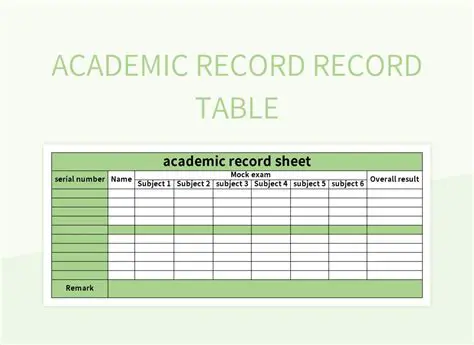 Academic Record Management