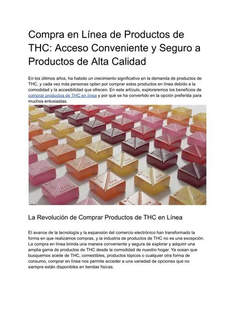 Acceso a productos de alta calidad