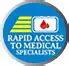 Access to medical specialists