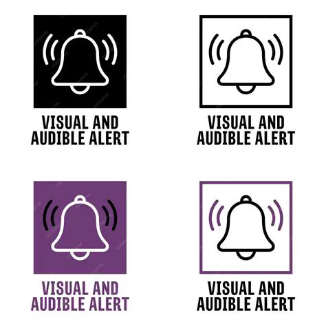 Acoustic and Visual Alerts