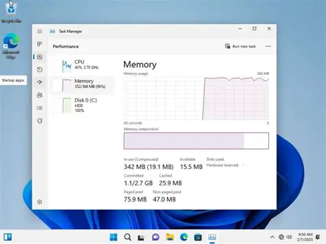 Adding a RAM Usage Display