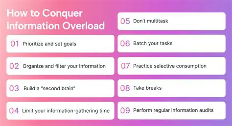 Additional Strategies for Avoiding Information Overload