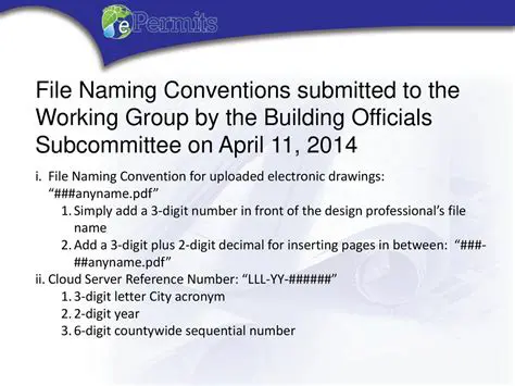 Adjust file naming convention