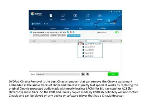 Advanced Cinavia detection