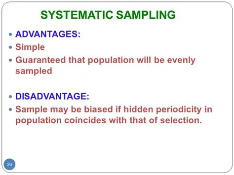 Advantages of Systematic Sampling