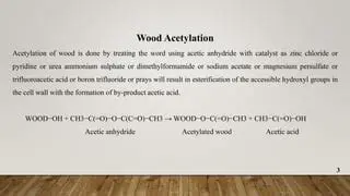 Advantages of Wood Acetylation
