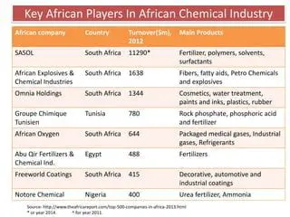 AECI CEO: Insights on Growth, Sustainability, and the Future of South African Chemicals