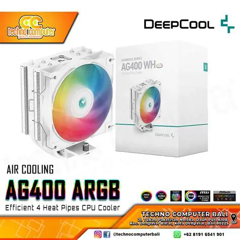 AG400 ARGB: Revolutionizing PC Cooling with Stunning Aesthetics and Performance