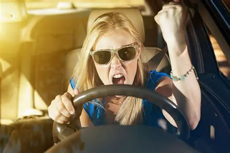 Aggressive driver cutting you off