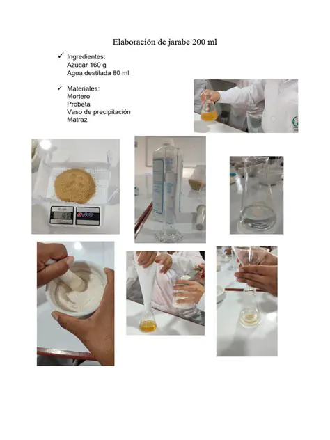 Agrega el jarabe a la agua