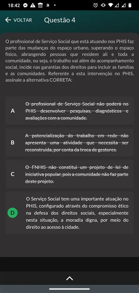 Alternativa Correta do VPL