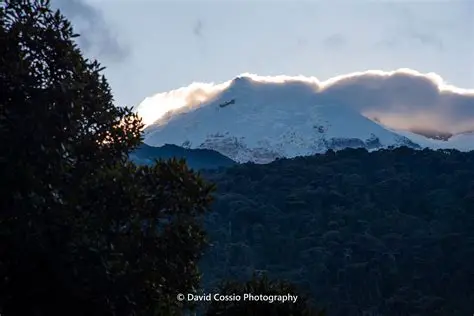 Altura relativa del Nevado del Huila con respecto al Pico de Ritacuba Blanco