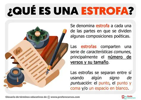 Analicar la estructura de la estrofa