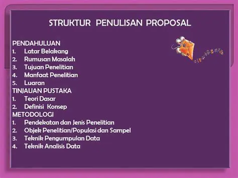Analisis Struktur Proposal Berdasarkan Teks Proposal
