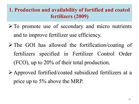 Analysis of Fertilizer Subsidized Policies