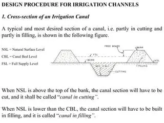 Analysis of Irrigation Channel Efficiency