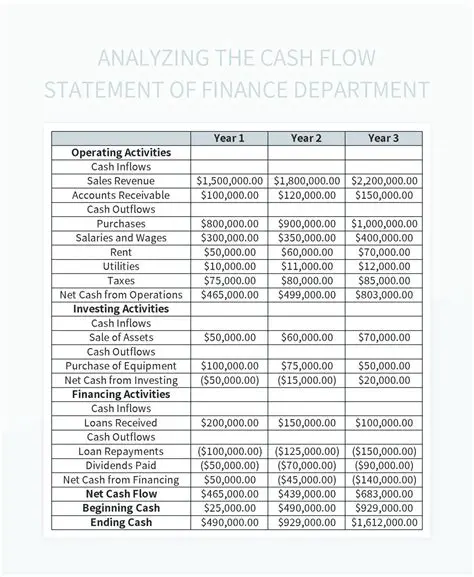 Analyzing the Cash Flow Statement