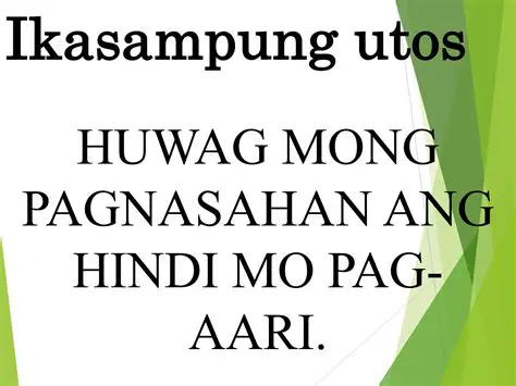Ang Kahalagahan ng mga Utos ng Diyos sa Pagpapakatao ng mga Tao
