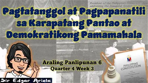 Ang Kasaysayan ng Pagtatanggol sa Karapatang Pantao at Demokratikong Pamamahala sa Pilipinas