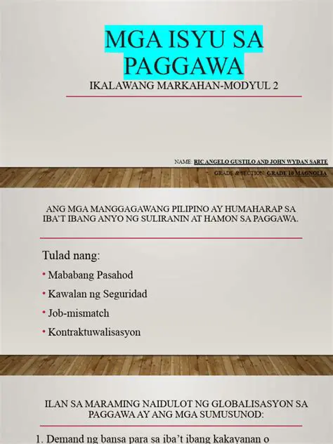 Ang Mga Isyu sa Pakikipagkapwa