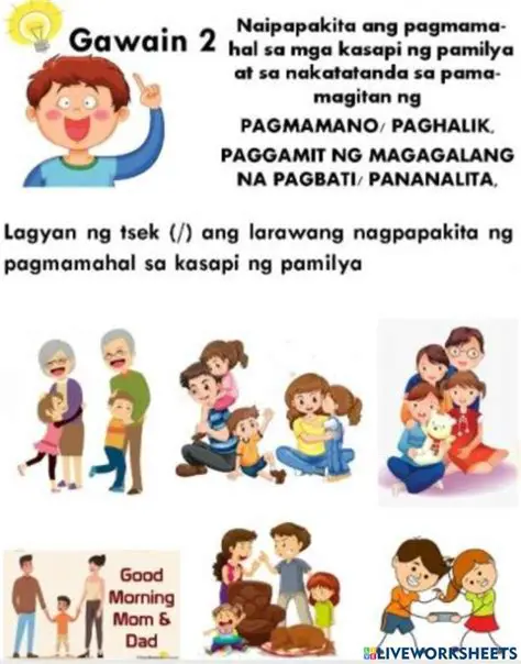 Ang Pagtutulungan sa Pamilya