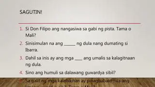 Ang Papel ni Don Filipo sa Noli Me Tangere