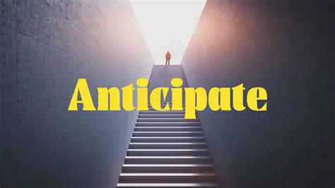 Anticipate and prepare for unexpected events