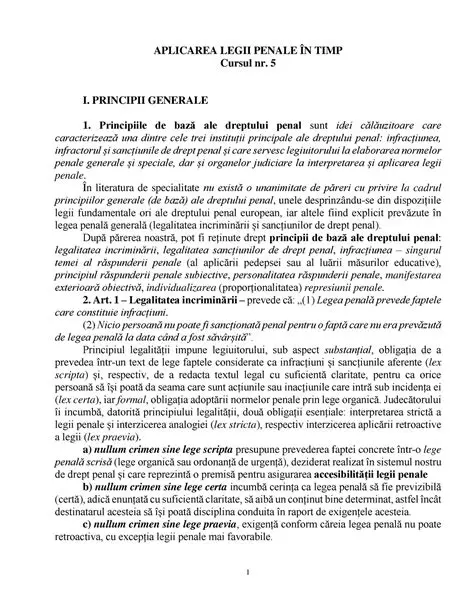 Aplicarea regulii generale