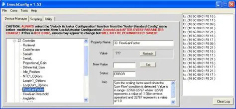 Applications of Emech Config