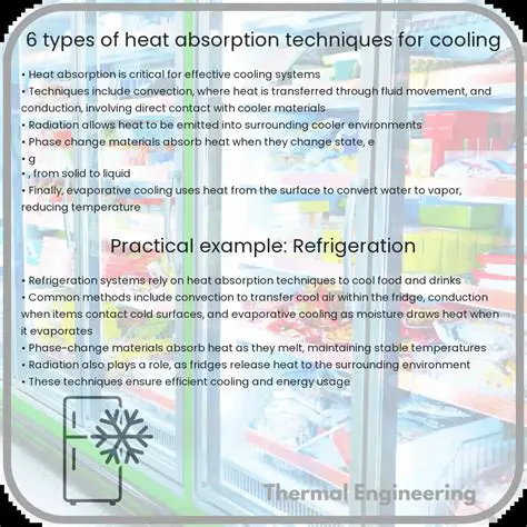 Applications of Heat Absorption and Cooling
