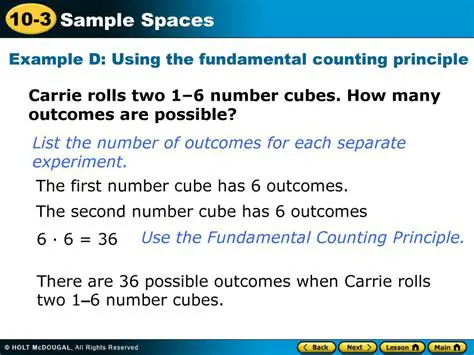 Applying the Counting Principle to Number Cubes
