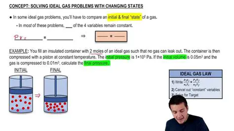 Applying the Ideal Gas Law to a Problem